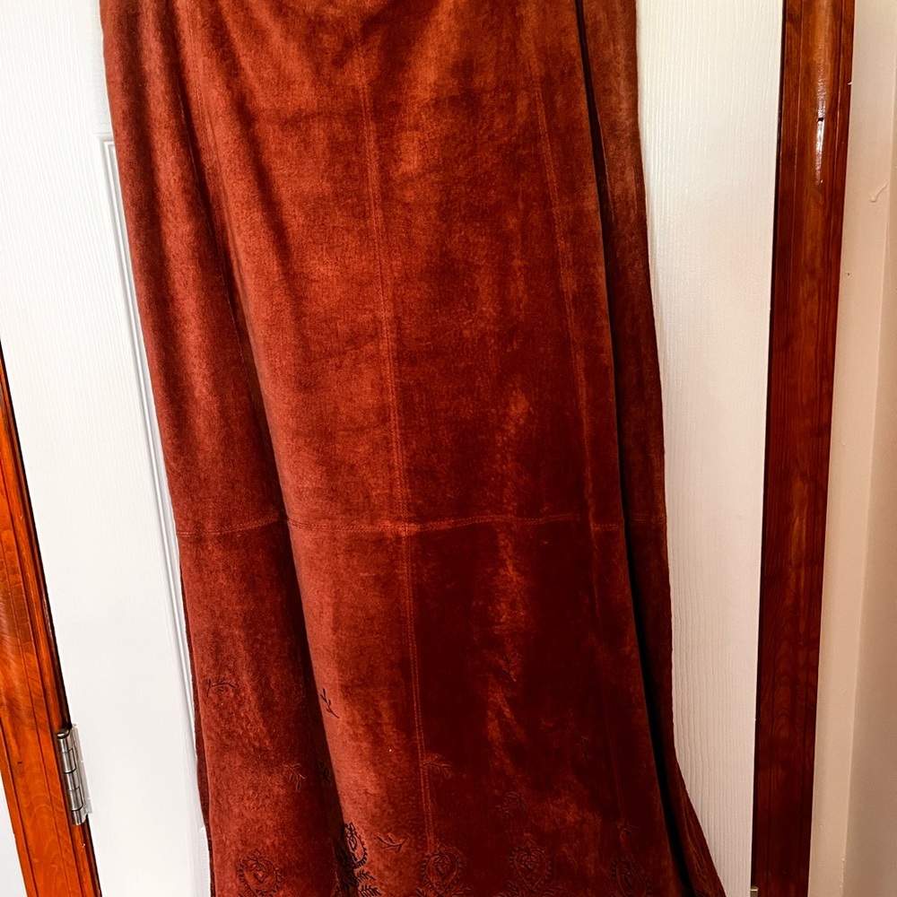 Coldwater Creek Rich Mauve Maxi Skirt
